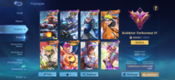 Akun Mobile legends — foto 1 dari 2