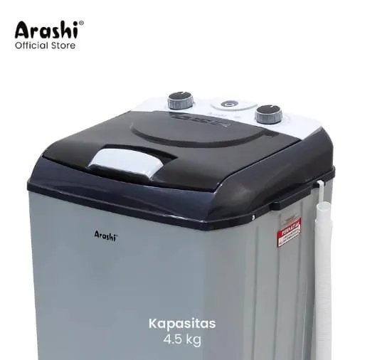 Mesin Cuci 1 Tabung Arashi Wash & Dry — foto 3 dari 4